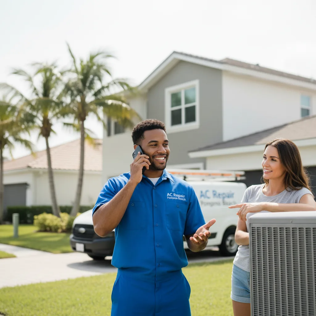 AC Repair Pompano Beach customer support in North Rose
